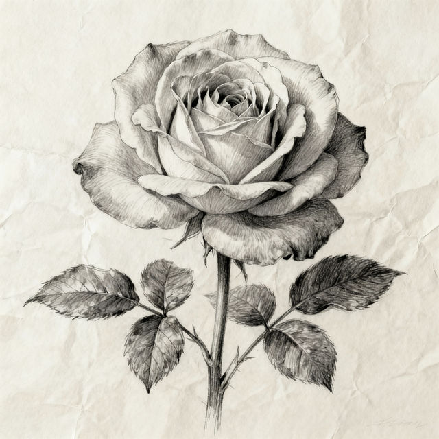 Rose Drawing Tutorial gallery
