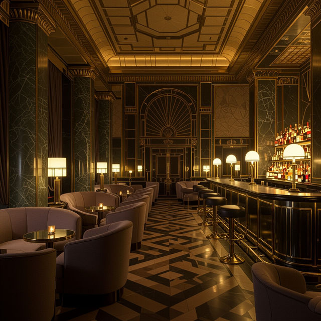 Art Deco Bars - AI Generated gallery