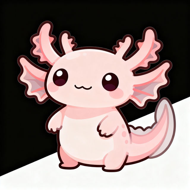 Cute Axolotl Drawings - Made With AI gallery