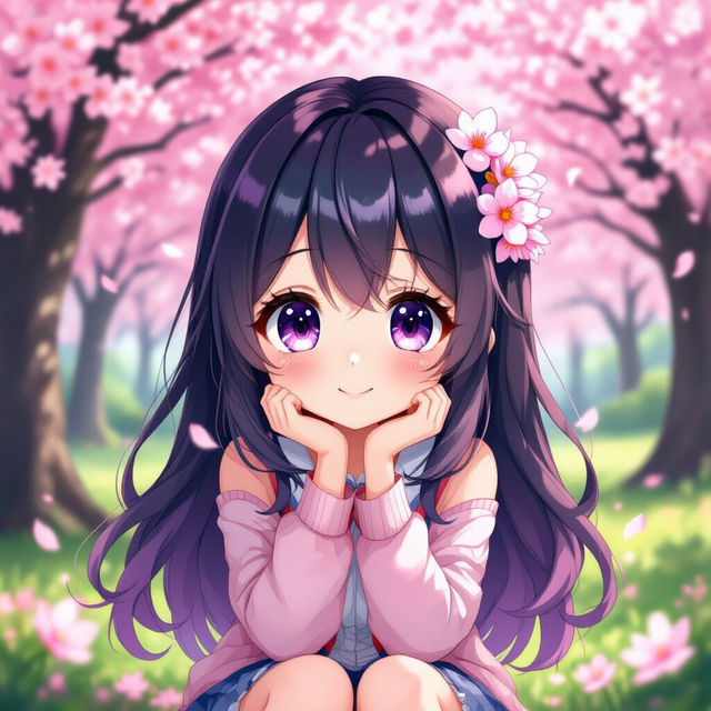 Cute Anime Girl Drawings gallery