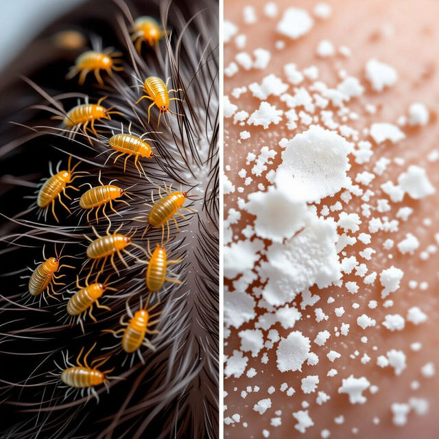 Lice vs Dandruff Pictures gallery