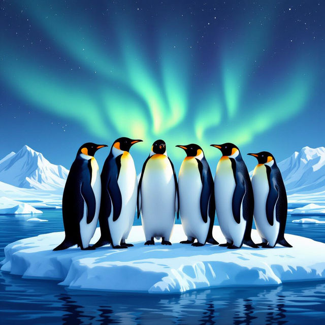 Picture Of Penguins - AI Generated gallery