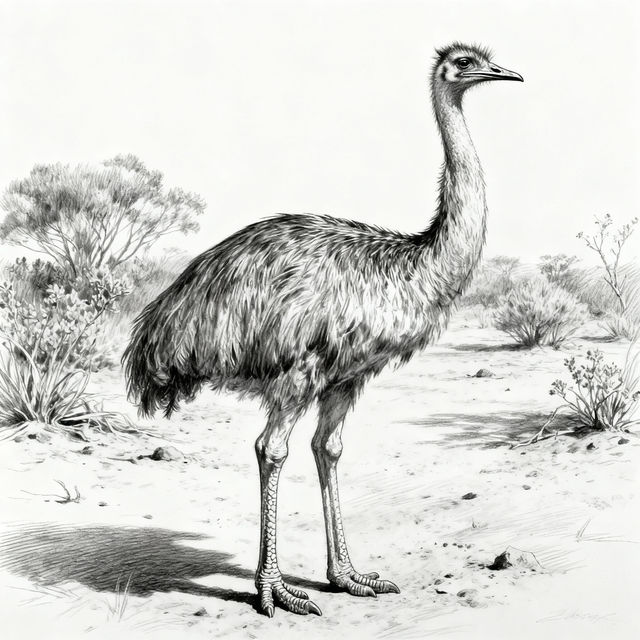 Emu Drawing gallery