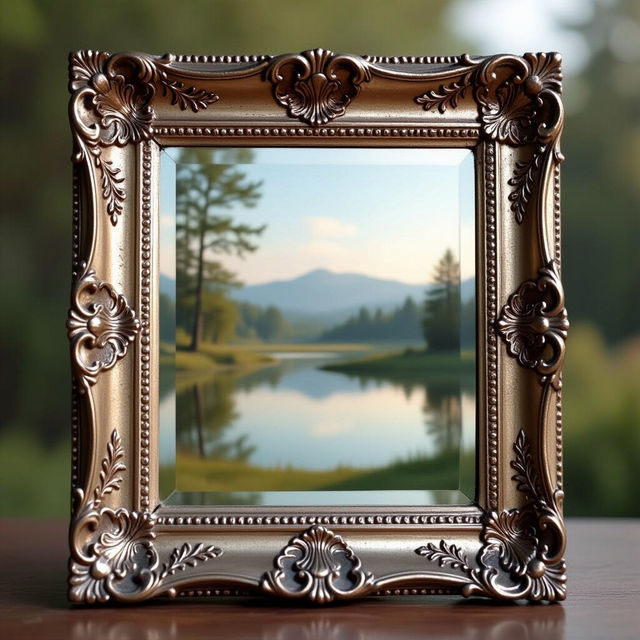 Mirrored Picture Frames - AI Generated gallery