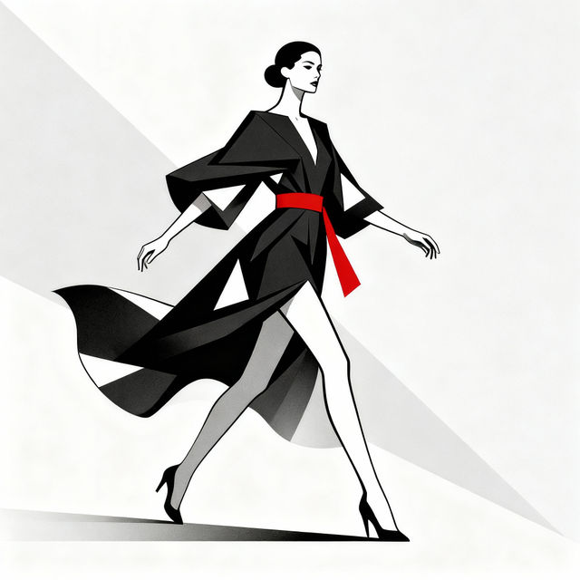 Fashion Drawing Templates - AI Generated gallery