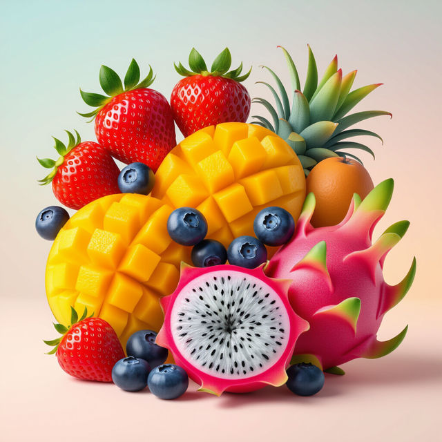 Fruits Wallpaper - Made With AI gallery