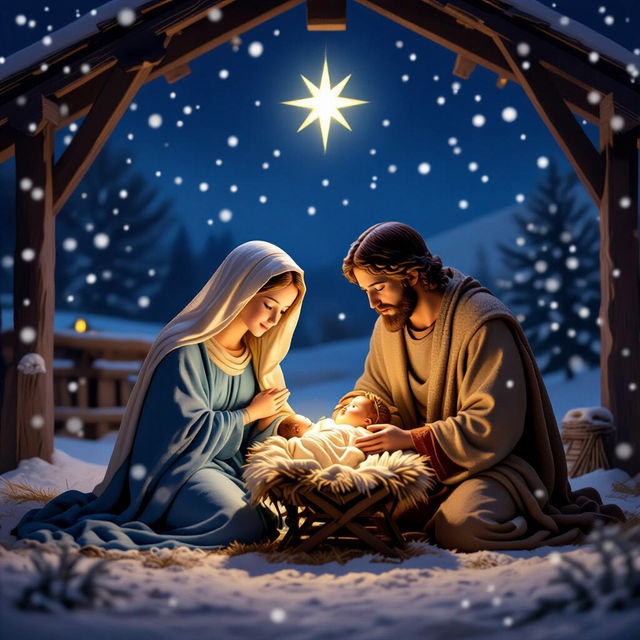 Merry Christmas Nativity Images - Free AI Creations gallery