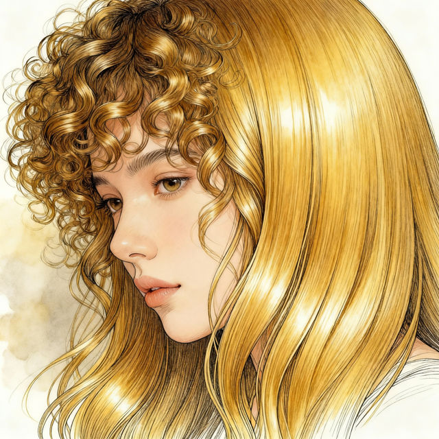 Hair Texture Drawing gallery