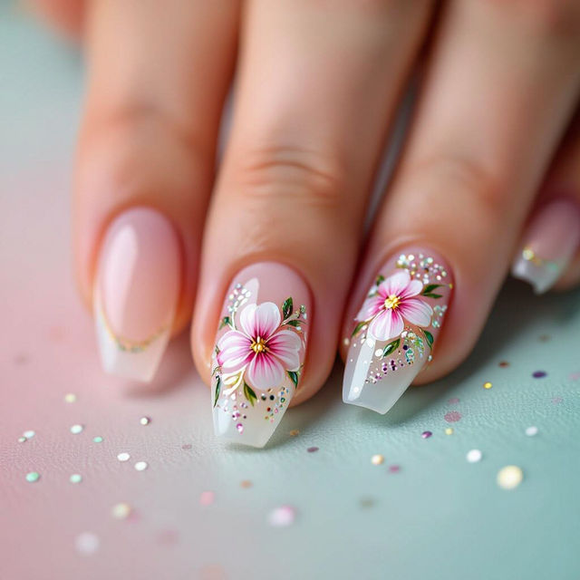 French Nail Designs Pictures gallery