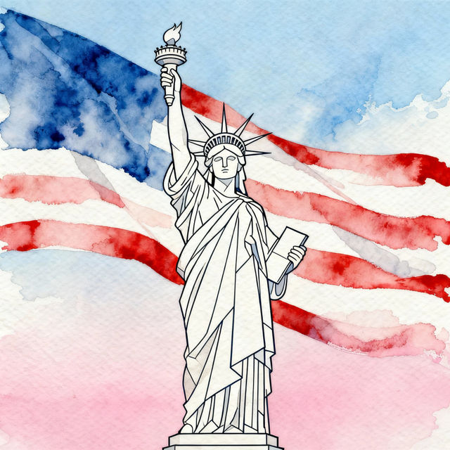 United States Drawings - AI Generated Art gallery