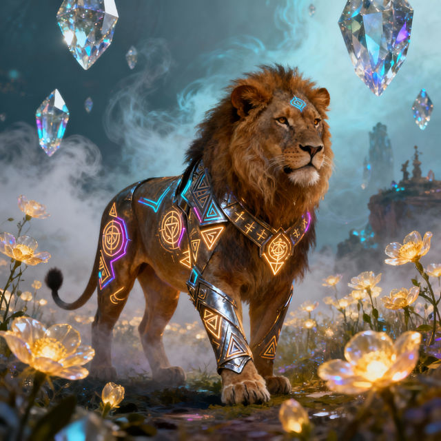 Fantasy Lioness Drawings - AI Generated Art gallery
