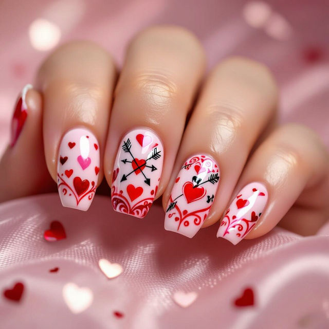 Valentine's Day Nail Art gallery