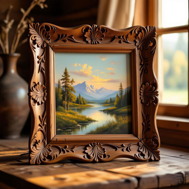 Wooden Picture Frames - AI Generated gallery