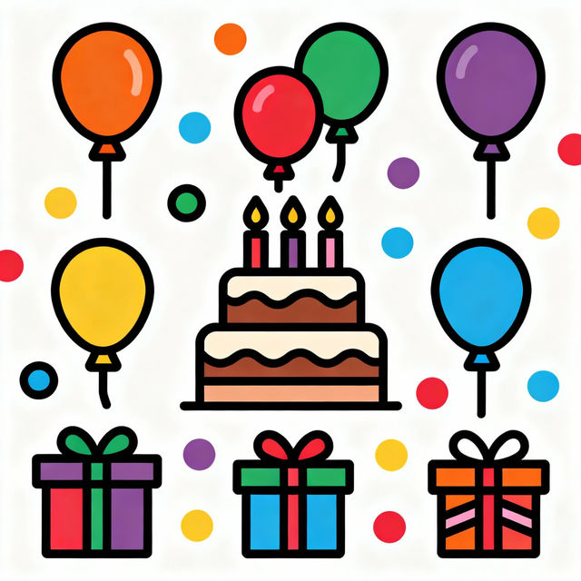 Birthday Clip Art - Made With AI gallery