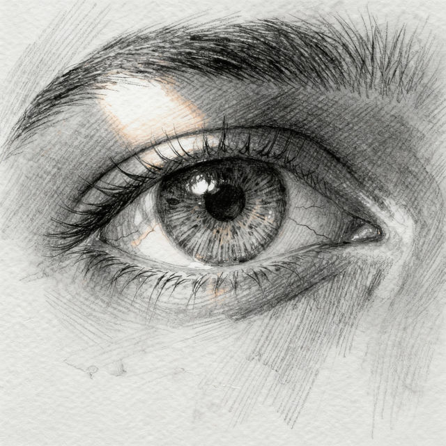Sketch Eye Art - Made With AI gallery
