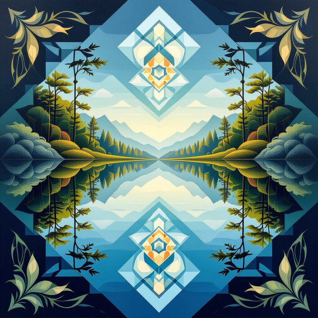 Symmetrical Balance In Art - AI Generated gallery