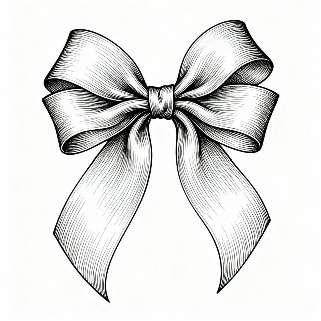 Bows Drawing - Made With AI gallery