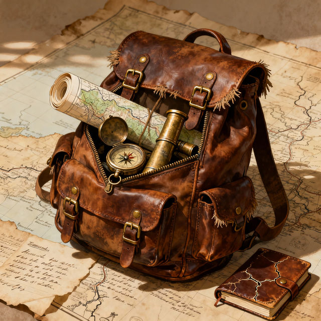 Backpack Drawings - AI Generated gallery