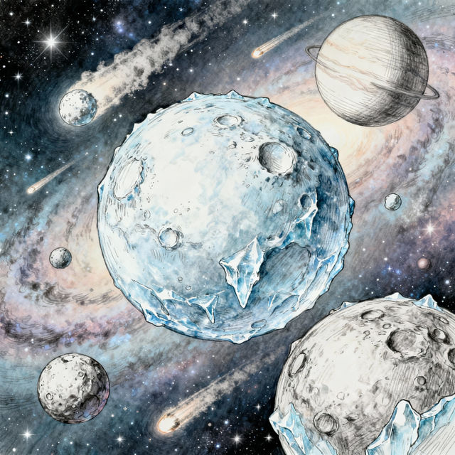 Kuiper Belt Drawings gallery