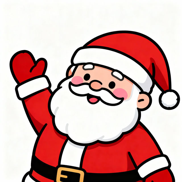 Easy Drawing Of Santa gallery