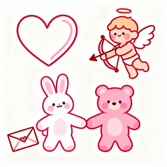 Valentine's Day Easy Drawings gallery
