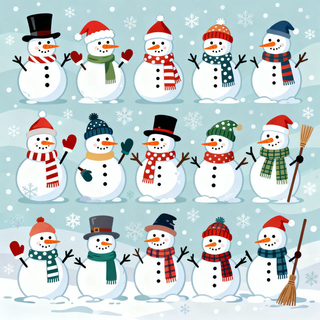 Snowman Clip Art gallery