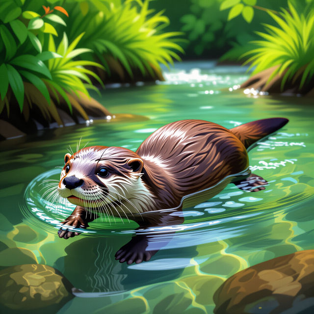Picture Of An Otter gallery
