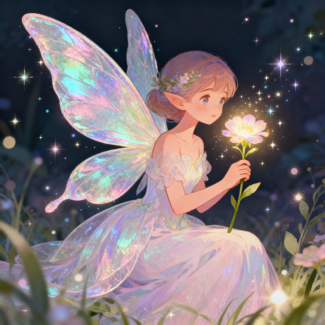 Cute Fairy Drawings - Created with AI gallery