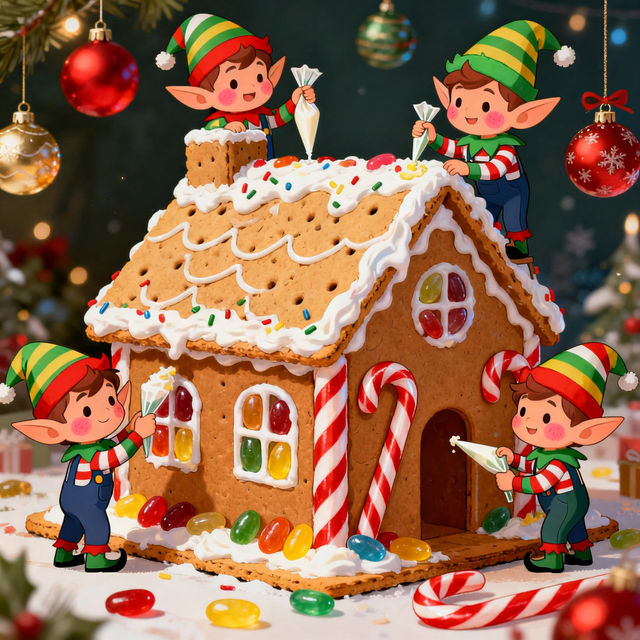 Christmas Cartoon Pictures - Made With AI gallery
