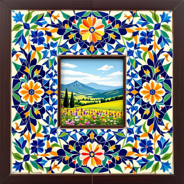 Tile Picture Frames - AI Generated Art gallery