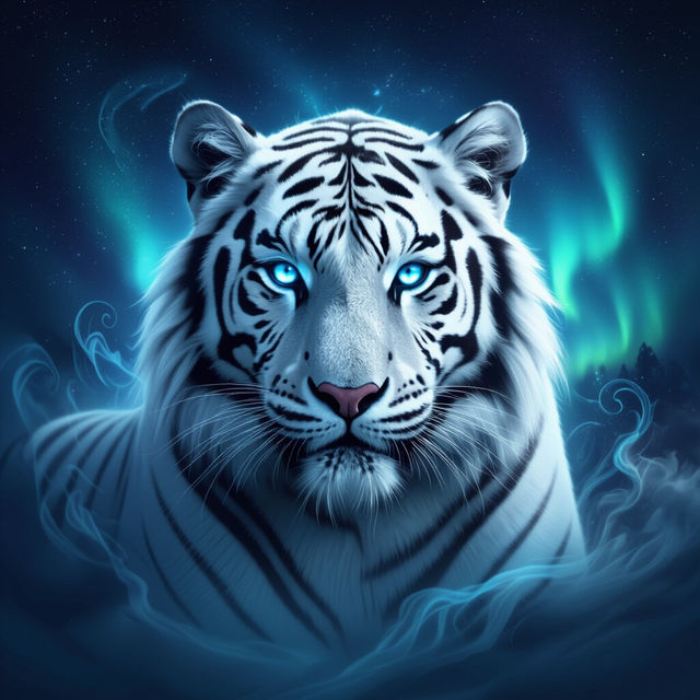 Mystical White Tiger Wallpapers gallery