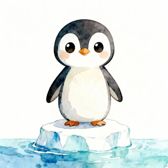 Easy Cute Penguin Drawings gallery