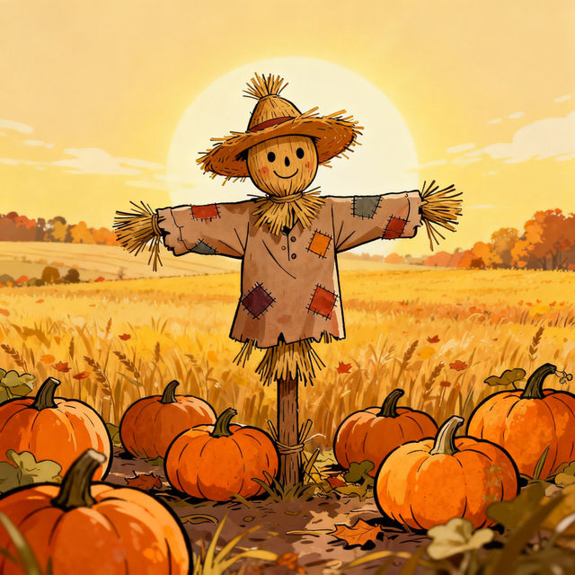 Scarecrow Easy Drawing gallery