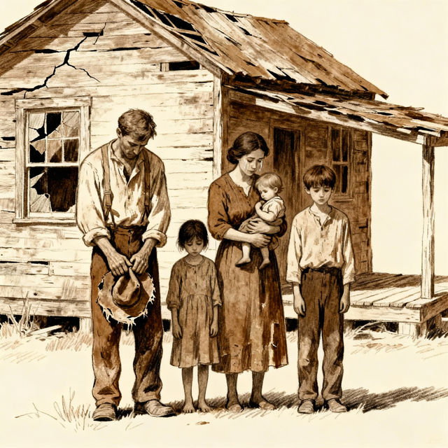 Great Depression Drawings - Easy AI Art gallery