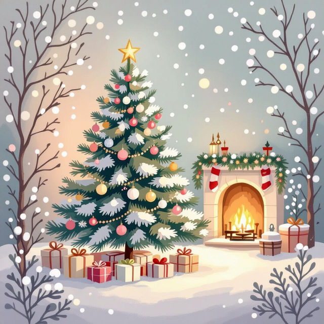 Pastel Aesthetic Christmas Wallpaper gallery