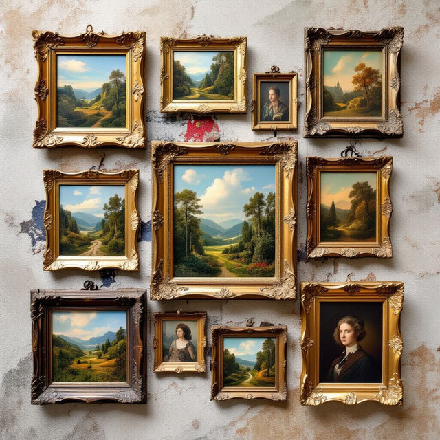 Picture Frame Collage Art gallery