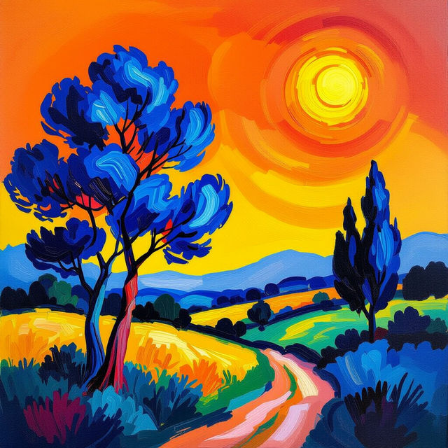 Explore Vibrant Fauvism Art Generated by AI gallery