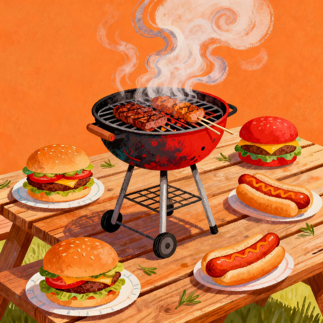 BBQ Drawings gallery