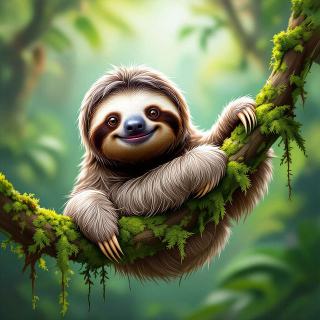Sloth Pictures - AI Generated gallery