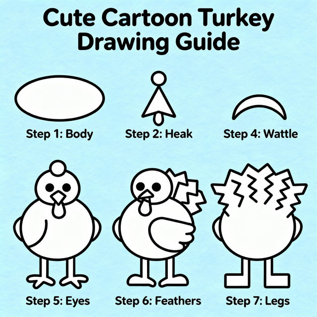 Turkey Directed Drawing gallery