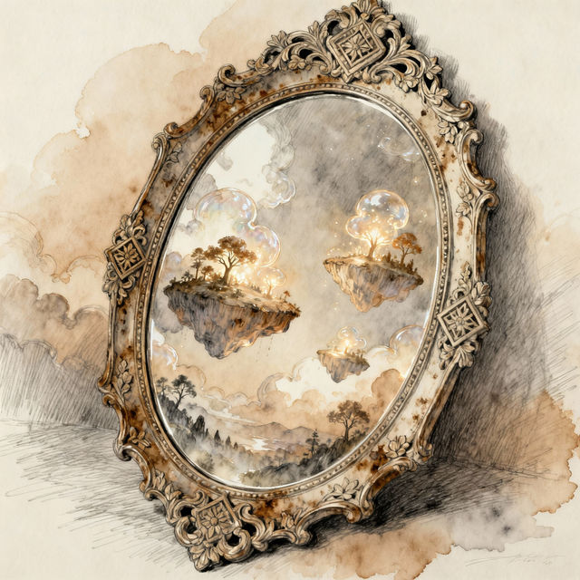 Drawing Of A Mirror gallery