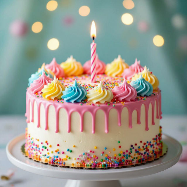 Birthday Cake Pictures - Made With AI gallery