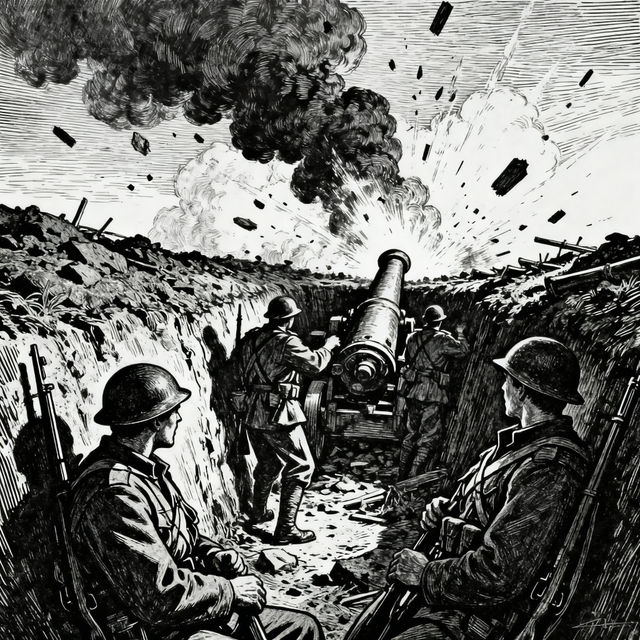 War Drawings - AI Generated Art gallery