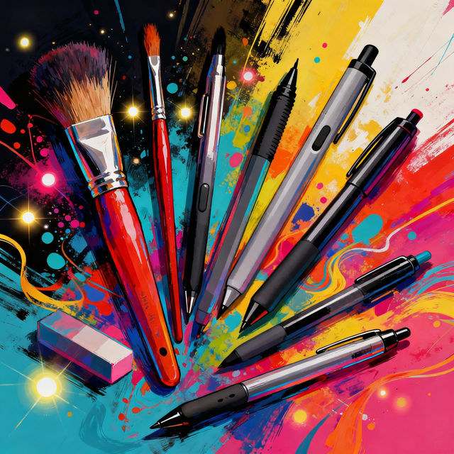 Tools Drawing - AI Art Examples gallery