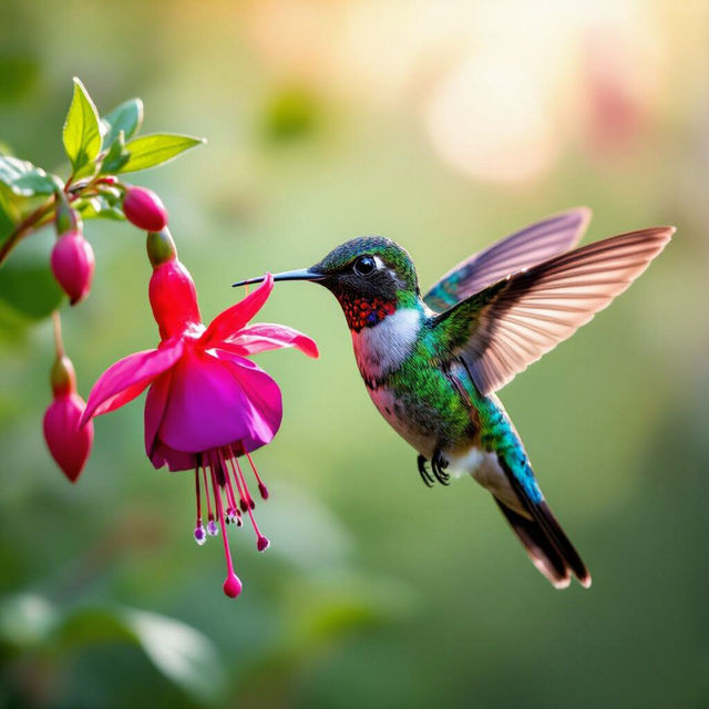 Hummingbird Pictures - AI Generated gallery