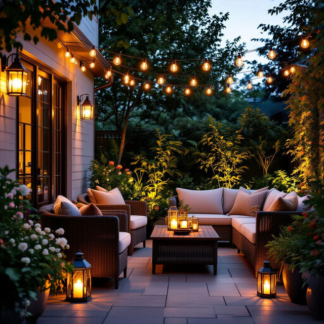Outdoor Patio Lighting Ideas Pictures gallery