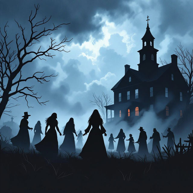 Salem Witch Trials Art - AI Generated gallery