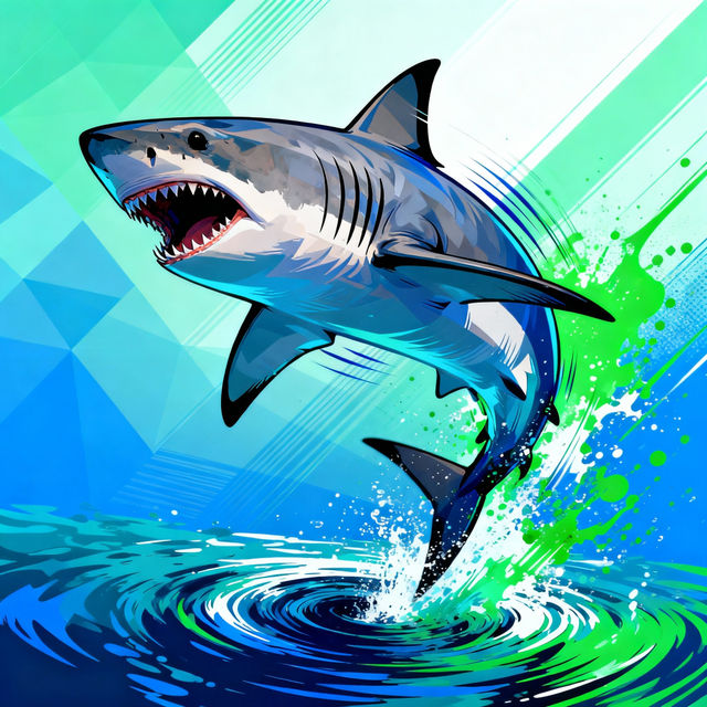 Cool Shark Drawings - Made With AI gallery