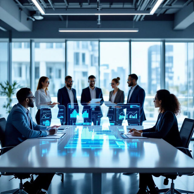 Team Meeting Images - AI Generated gallery