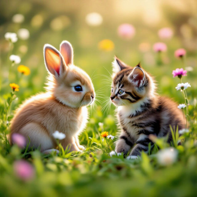 Cute Baby Animals Pictures - Made With AI gallery